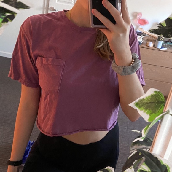 Urban Outfitters Tops - Cropped comfort colors tee